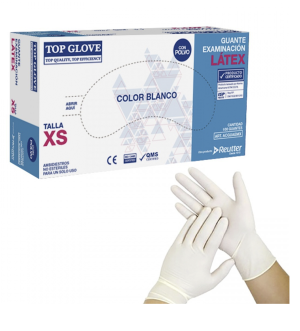 Guantes de Latex con Polvos 100u