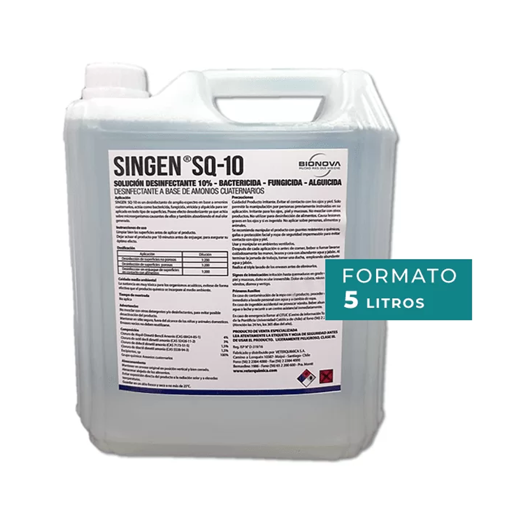 Amonio Cuaternario 5lt