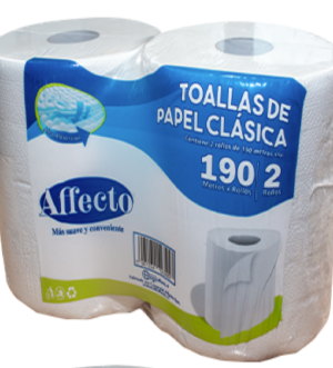AFECTO 190 METROS DOBLE HOJA X2 2 ROLLOS